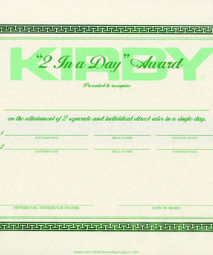 Multi Sales in a Day Certificates; 2